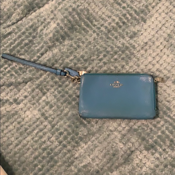 Coach wristlet!Slightly worn!